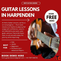Acoustic Electric Guitar Lessons in Harpenden