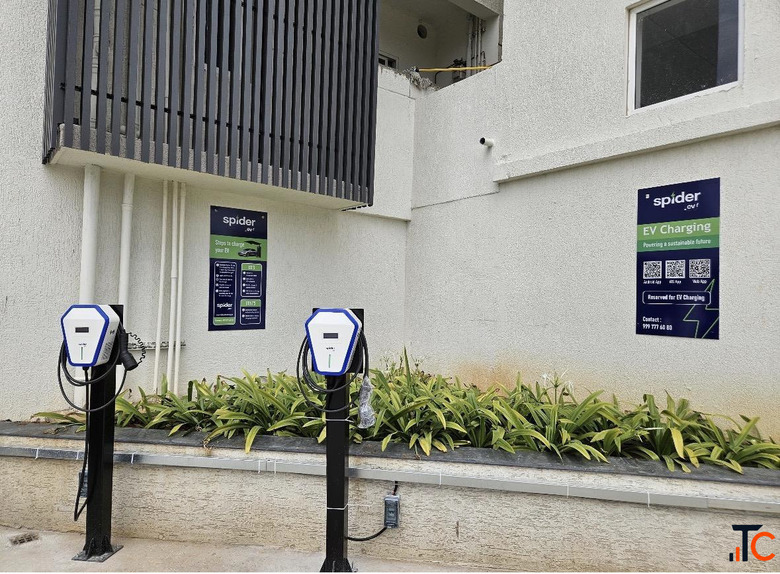 EV charging station in Hyderabad
