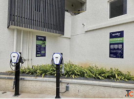 EV charging station in Hyderabad