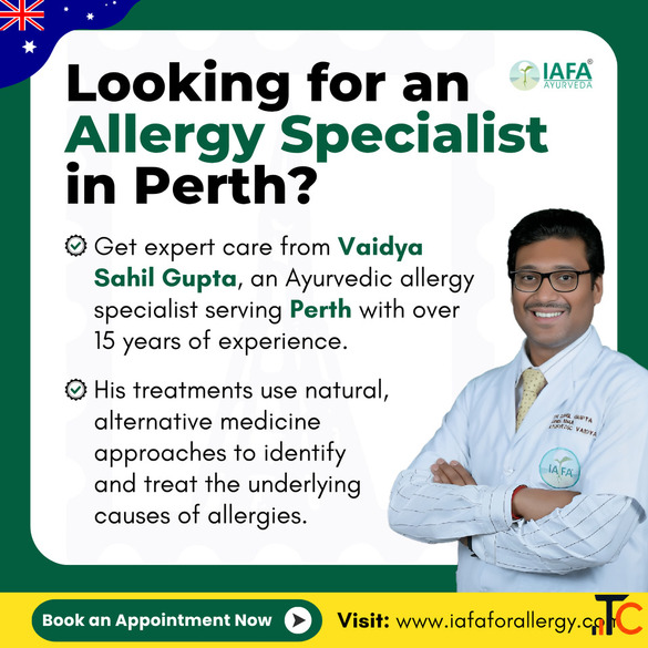 Best Allergy Specialist in Perth Natural Ayurvedic Allergy Treatment IAFA Ayurveda