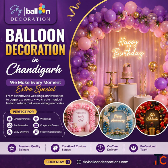 Balloon Decoration in Chandigarh