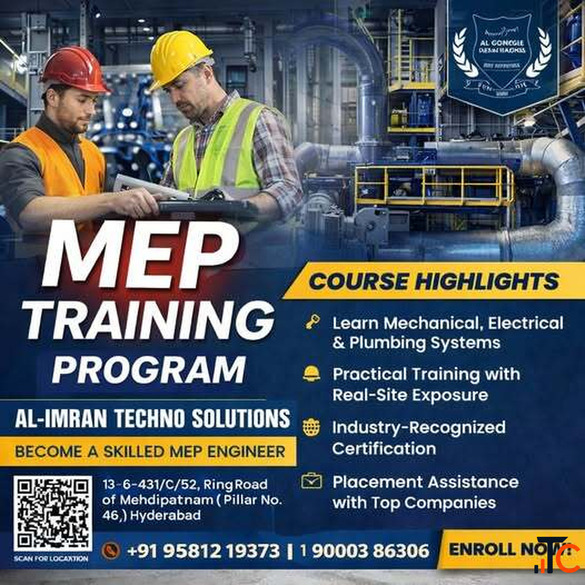 Al-Imran Techno Solutions Best MEP and HVAC Training Institute in Hyderabad Since 2009