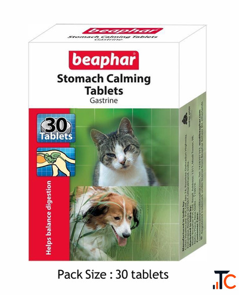 Stomach Calming Tablets for Dogs Cats ModiBeaphar