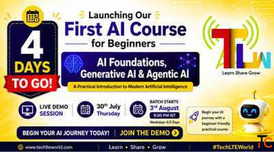 Learn Generative AI Agentic AI - Beginner-Friendly Live Course