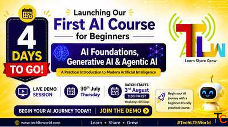 Learn Generative AI Agentic AI - Beginner-Friendly Live Course