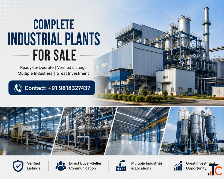 Complete Industrial Plants for Sale - Expand Your Business with Ready-to-Operate Facilities