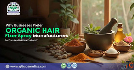 Organic Hair Fixer Spray Manufacturers - GTB Cosmetics