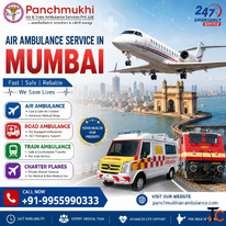 Panchmukhi Air Ambulance in Mumbai Provides Life-Saving Medical Equipment