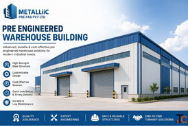Pre Engineered Warehouse Building in India Metalliic Pre Fab