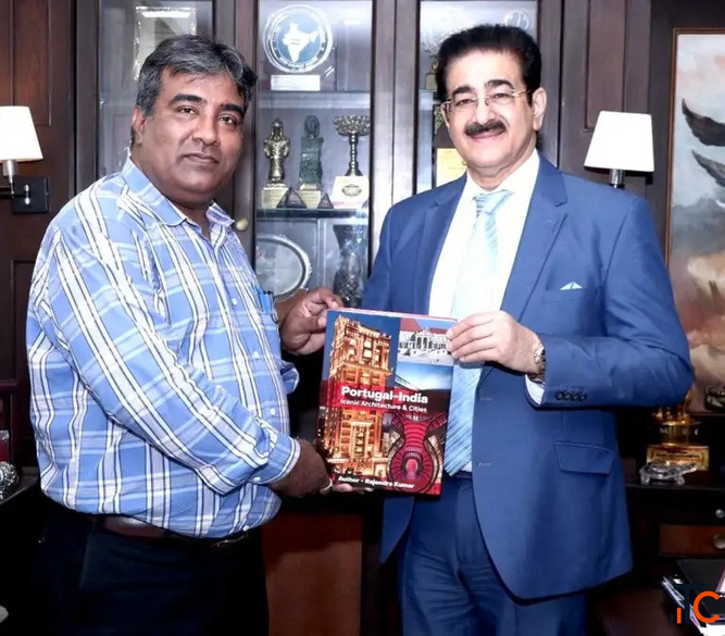 Coffee Table Book on Portuguese Architecture Presented to Indo Portugal Film and Cultural Forum