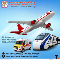 Panchmukhi ICU Train Ambulance in Ernakulam- Oxygen Support Available throughout the Transit