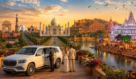 Golden Triangle with Mathura Vrindavan Luxury Krishna Tour