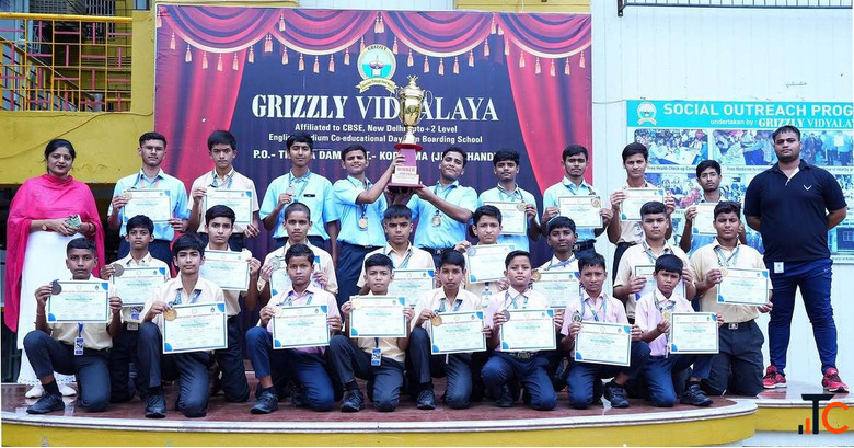 Champions on the Mat Leaders at Grizzly Vidyalaya