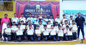 Champions on the Mat Leaders at Grizzly Vidyalaya