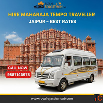 Maharaja Tempo Traveller Hire Jaipur for Luxury Travel