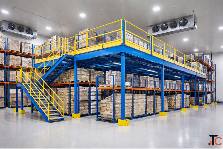 Cold Storage Mezzanine Floor Solutions by Spangle Steel Product