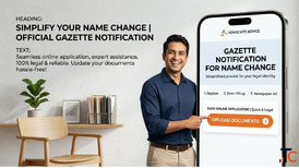 Online Name Change Gazette Notification Services
