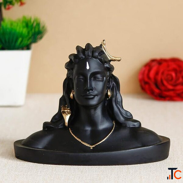 Buy Adiyogi Showpiece for Car Dashboard - Spiritual Car Dashboard Idol Online