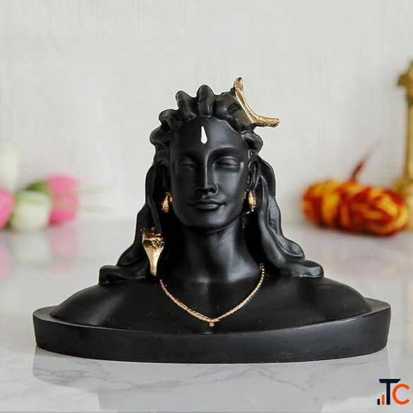 Buy Adiyogi Showpiece for Car Dashboard - Spiritual Car Dashboard Idol Online
