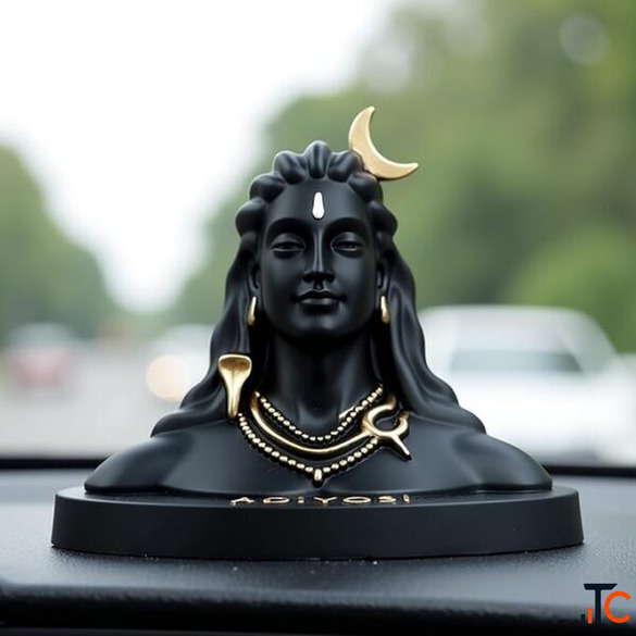 Buy Adiyogi Showpiece for Car Dashboard - Spiritual Car Dashboard Idol Online