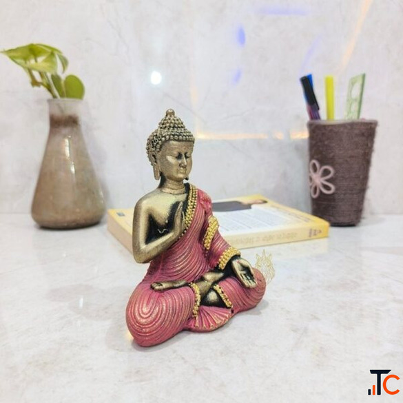 Buy Meditating Buddha Idol Showpiece Online - Peaceful Buddha Statue for Home Decor