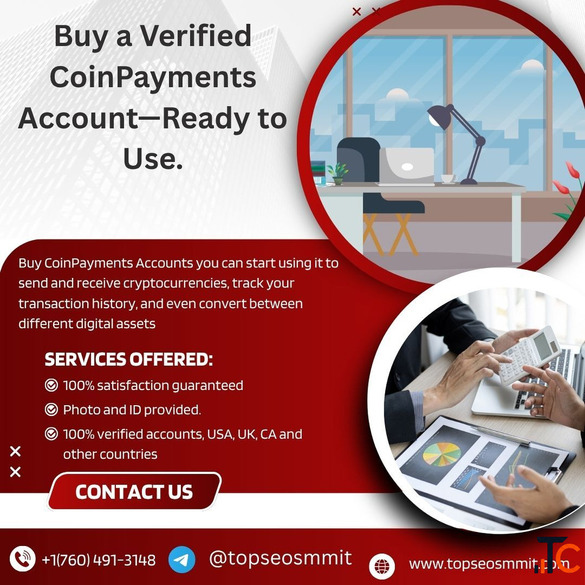 Buy a Verified CoinPayments AccountReady to Use.