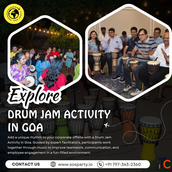 Drum Jam Activity in Goa