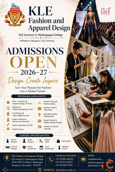 Admissions Open 2026-27 Best fashion designing colleges in Bangalore