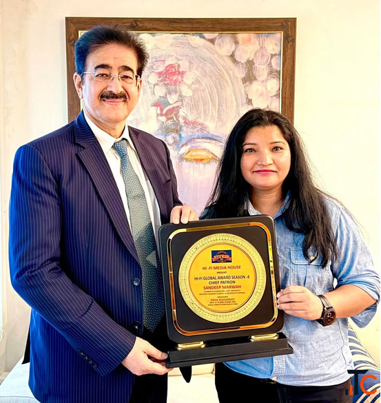 Dr. Sandeep Marwah Honoured by Hi Fi Global Awards Nepal for Strengthening India-Nepal Relations