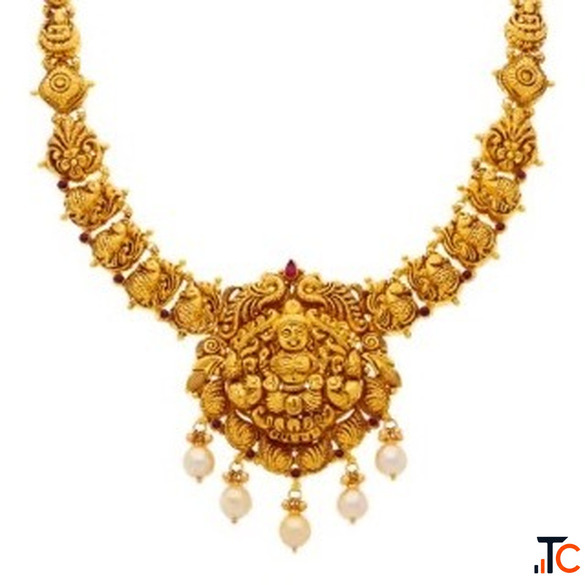 Latest 12 Gram Gold Necklace Designs with Price CMR Jewellery