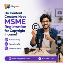 Do Content Creators Need MSME Registration for Copyright Income
