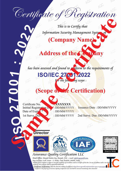 Cybersecurity Starts with AQC World ISO 270012022 Certification
