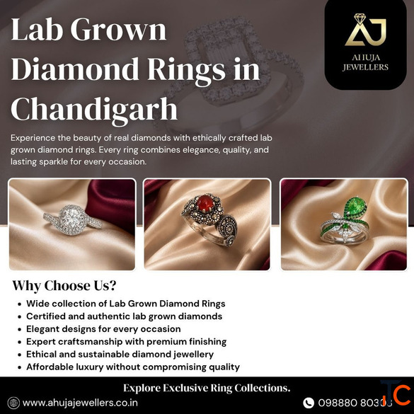 Lab Grown Diamond Rings in Chandigarh