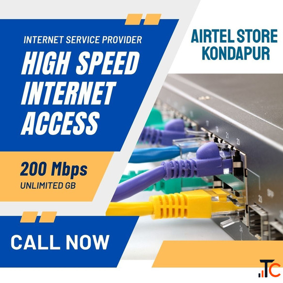 Airtel Store Kondapur Hyderabad New SIM 5G Postpaid Broadband eSIM DTH Near RTO Office