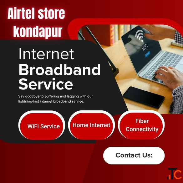 Airtel Store Kondapur Hyderabad New SIM 5G Postpaid Broadband eSIM DTH Near RTO Office