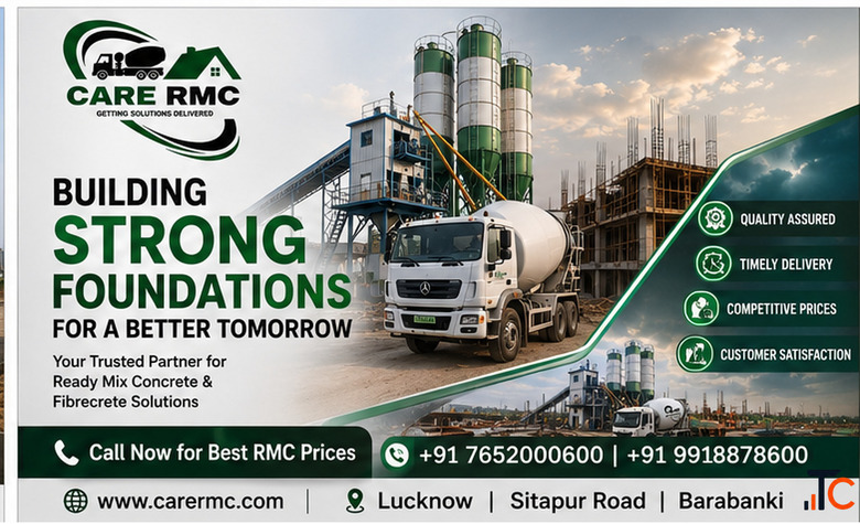 Premium RMC Fibrecrete Manufacturer in Lucknow Trusted Ready Mix Concrete Solutions