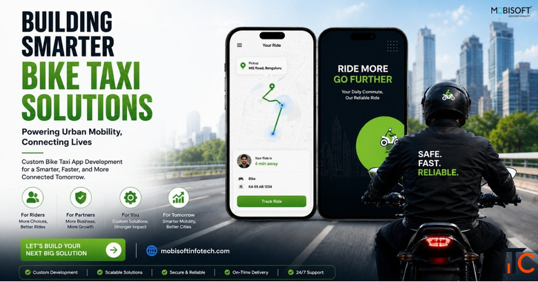 Custom Bike Taxi App Development Company for Modern Mobility Businesses