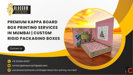 Premium Kappa Board Box Printing Services in Mumbai Custom Rigid Packaging Boxes