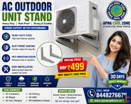 AC Outdoor Unit Stand Price in India Split AC Mounting Bracket APNA COOL ZONE