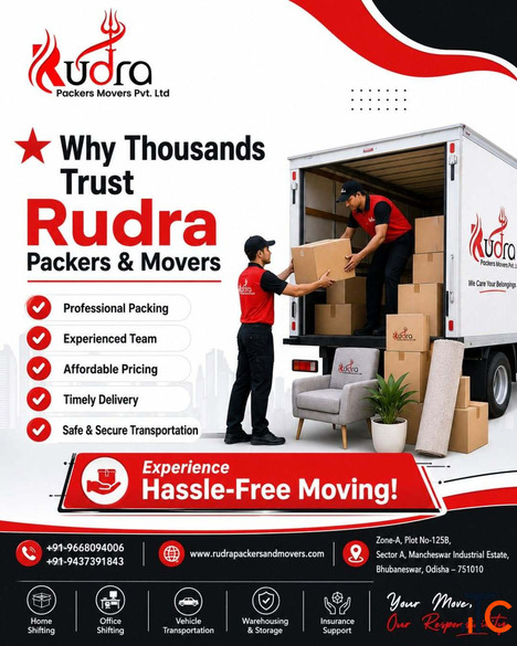 Trusted Movers and Packers in Bhubaneswar - Rudra Packers and Movers