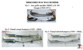 Mercedes W111 W112 Model Saloon And CoupeCabriolet.