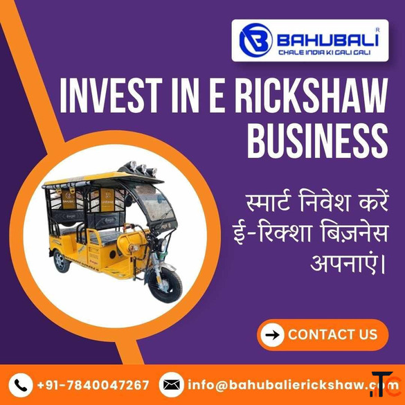 Invest In E Rickshaw Business