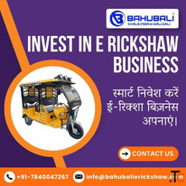 Invest In E Rickshaw Business