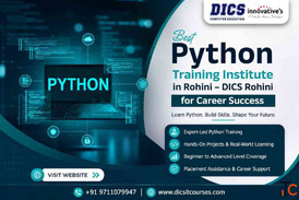 Best Python Training Institute in Rohini - DICS Rohini for Career Success