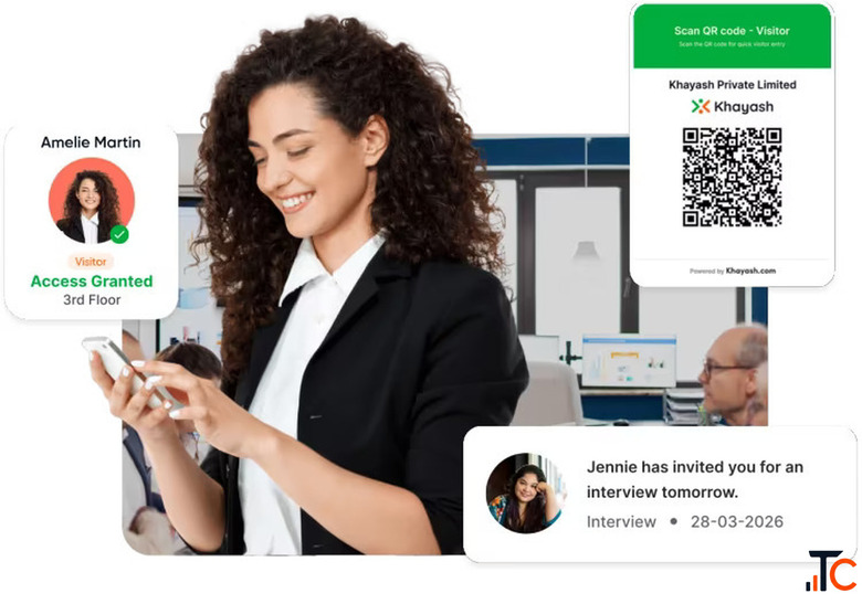 Visitor Management System for Secure Digital Workplace Check-Ins