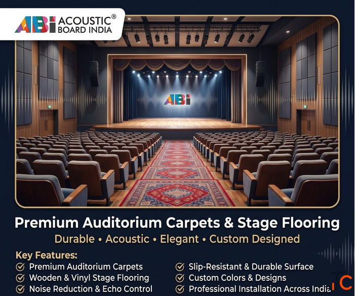 Auditorium Carpets and Stage Flooring Acoustic Flooring Solutions India