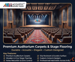Auditorium Carpets and Stage Flooring Acoustic Flooring Solutions India