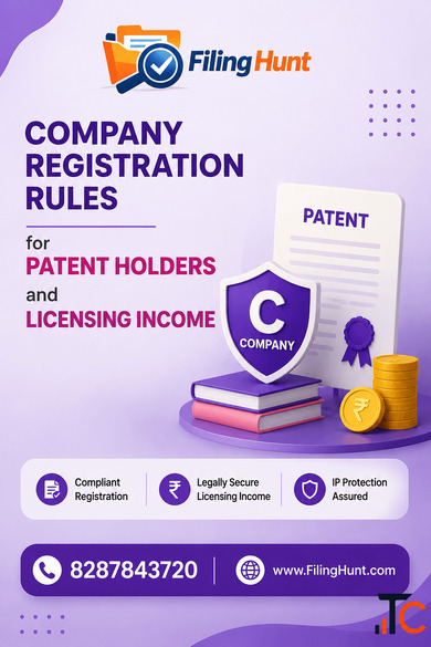 Company Registration Rules for Patent Holders and Licensing Income