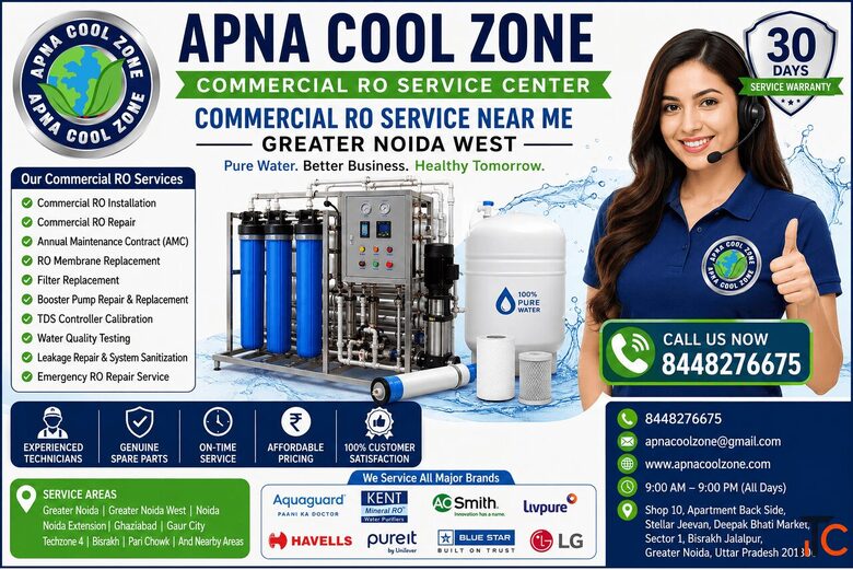 Commercial RO Service Near Me Greater Noida West Commercial RO Service Center APNA COOL ZONE