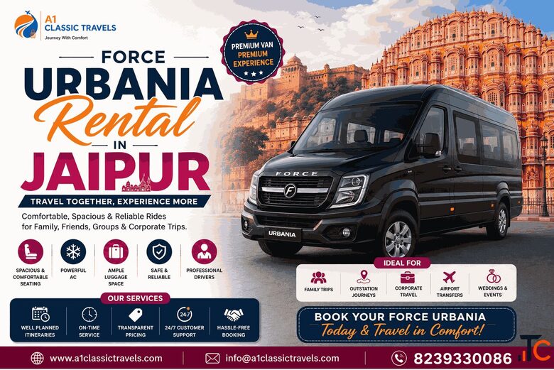 Book Force Urbania Rental in Jaipur for Comfortable Journeys
